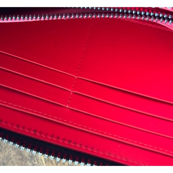 Christian Louboutin | Calf Leather Multi Rainbow Metal Spikes Panettone Wallet - Picture 11 of 16